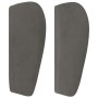 Dunkelgraues Samtkopfteil 103x23x78/88 cm von vidaXL, Kopf- und Fußteile - Ref: Foro24-3117425, Preis: 57,34 €, Rabatt: %