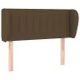 Cabecero de tela gris oscuro 103x23x78/88 cm de vidaXL, Cabeceros y pies de cama - Ref: Foro24-3117375, Precio: 46,43 €, Desc...