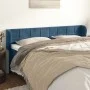 Cabecero de terciopelo azul oscuro 183x23x78/88 cm de vidaXL, Cabeceros y pies de cama - Ref: Foro24-3117208, Precio: 84,02 €...