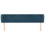 Cabecero de terciopelo azul oscuro 183x23x78/88 cm de vidaXL, Cabeceros y pies de cama - Ref: Foro24-3117208, Precio: 84,02 €...