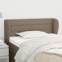Cabecero de tela gris taupe 83x23x78/88 cm de vidaXL, Cabeceros y pies de cama - Ref: Foro24-3117262, Precio: 43,87 €, Descue...