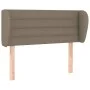 Taupe gray fabric headboard 83x23x78/88 cm by vidaXL, Headboards and footboards - Ref: Foro24-3117262, Price: 43,23 €, Discou...