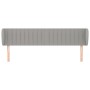 Kopfteil aus hellgrauem Stoff, 183 x 23 x 78/88 cm von vidaXL, Kopf- und Fußteile - Ref: Foro24-3117396, Preis: 71,67 €, Raba...