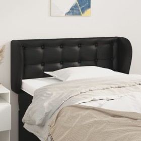 Kopfteil aus schwarzem Kunstleder, 103 x 23 x 78/88 cm von vidaXL, Kopf- und Fußteile - Ref: Foro24-3117228, Preis: 45,74 €, ...
