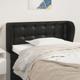 Kopfteil aus schwarzem Kunstleder, 103 x 23 x 78/88 cm von vidaXL, Kopf- und Fußteile - Ref: Foro24-3117228, Preis: 45,79 €, ...