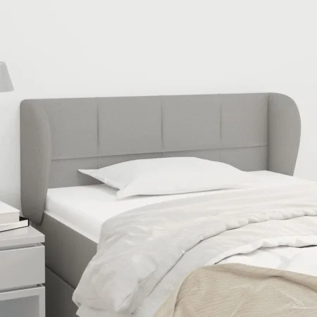 Light gray fabric headboard 103x23x78/88 cm by vidaXL, Headboards and footboards - Ref: Foro24-3117134, Price: 54,80 €, Disco...