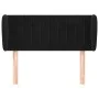 Cabecero de terciopelo negro 103x23x78/88 cm de vidaXL, Cabeceros y pies de cama - Ref: Foro24-3117426, Precio: 53,02 €, Desc...