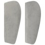Hellgraues Samtkopfteil 147x23x78/88 cm von vidaXL, Kopf- und Fußteile - Ref: Foro24-3117332, Preis: 64,25 €, Rabatt: %