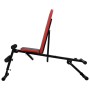 Banco de abdominales ajustable multi-posición de vidaXL, Bancos de ejercicio - Ref: Foro24-90641, Precio: 154,73 €, Descuento: %