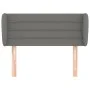 Dark gray fabric headboard 93x23x78/88 cm by vidaXL, Headboards and footboards - Ref: Foro24-3117267, Price: 57,64 €, Discoun...