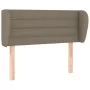 Kopfteil aus taupegrauem Stoff, 103 x 23 x 78/88 cm von vidaXL, Kopf- und Fußteile - Ref: Foro24-3117278, Preis: 42,27 €, Rab...