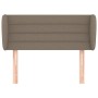 Kopfteil aus taupegrauem Stoff, 103 x 23 x 78/88 cm von vidaXL, Kopf- und Fußteile - Ref: Foro24-3117278, Preis: 43,14 €, Rab...