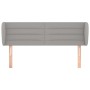 Kopfteil aus hellgrauem Stoff, 147 x 23 x 78/88 cm von vidaXL, Kopf- und Fußteile - Ref: Foro24-3117282, Preis: 81,09 €, Raba...
