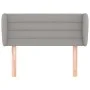 Cabecero de tela gris claro 83x23x78/88 cm de vidaXL, Cabeceros y pies de cama - Ref: Foro24-3117258, Precio: 53,88 €, Descue...