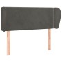 Dunkelgraues Samtkopfteil 83x23x78/88 cm von vidaXL, Kopf- und Fußteile - Ref: Foro24-3117035, Preis: 43,14 €, Rabatt: %