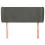 Dunkelgraues Samtkopfteil 83x23x78/88 cm von vidaXL, Kopf- und Fußteile - Ref: Foro24-3117035, Preis: 43,14 €, Rabatt: %