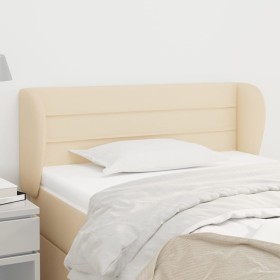 Kopfteil aus cremefarbenem Stoff, 83 x 23 x 78/88 cm von vidaXL, Kopf- und Fußteile - Ref: Foro24-3117263, Preis: 49,84 €, Ra...