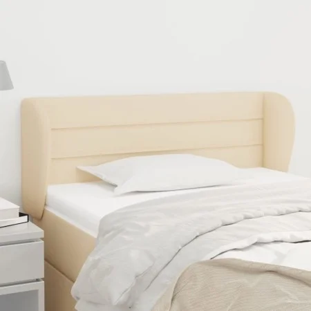 Cream fabric headboard 83x23x78/88 cm by vidaXL, Headboards and footboards - Ref: Foro24-3117263, Price: 49,04 €, Discount: %