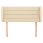 Cream fabric headboard 83x23x78/88 cm by vidaXL, Headboards and footboards - Ref: Foro24-3117263, Price: 49,04 €, Discount: %