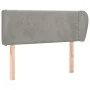 Cabecero de terciopelo gris claro 83x23x78/88 cm de vidaXL, Cabeceros y pies de cama - Ref: Foro24-3117034, Precio: 52,71 €, ...