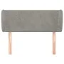 Cabecero de terciopelo gris claro 83x23x78/88 cm de vidaXL, Cabeceros y pies de cama - Ref: Foro24-3117034, Precio: 52,71 €, ...