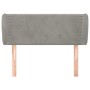 Hellgraues Samtkopfteil 83x23x78/88 cm von vidaXL, Kopf- und Fußteile - Ref: Foro24-3117034, Preis: 53,74 €, Rabatt: %
