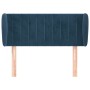 Dunkelblaues Samtkopfteil 83x23x78/88 cm von vidaXL, Kopf- und Fußteile - Ref: Foro24-3117416, Preis: 46,81 €, Rabatt: %