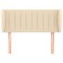 Kopfteil aus cremefarbenem Stoff, 103 x 23 x 78/88 cm von vidaXL, Kopf- und Fußteile - Ref: Foro24-3117377, Preis: 55,47 €, R...
