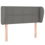 Kopfteil aus dunkelgrauem Stoff, 103 x 23 x 78/88 cm von vidaXL, Kopf- und Fußteile - Ref: Foro24-3117135, Preis: 66,04 €, Ra...