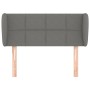 Kopfteil aus dunkelgrauem Stoff, 103 x 23 x 78/88 cm von vidaXL, Kopf- und Fußteile - Ref: Foro24-3117135, Preis: 66,04 €, Ra...