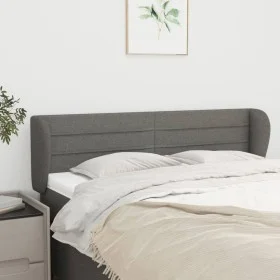 Dark gray fabric headboard 147x23x78/88 cm by vidaXL, Headboards and footboards - Ref: Foro24-3117283, Price: 67,95 €, Discou...
