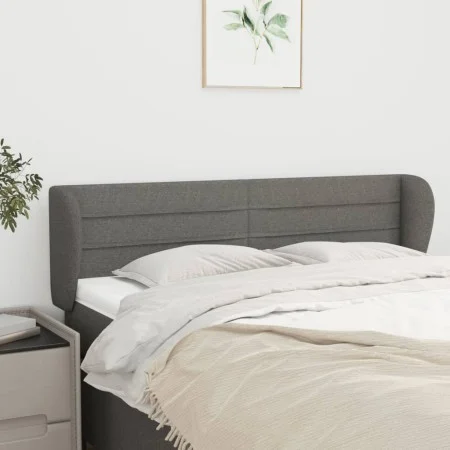 Dark gray fabric headboard 147x23x78/88 cm by vidaXL, Headboards and footboards - Ref: Foro24-3117283, Price: 67,95 €, Discou...