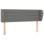 Dark gray fabric headboard 147x23x78/88 cm by vidaXL, Headboards and footboards - Ref: Foro24-3117283, Price: 67,95 €, Discou...
