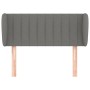 Kopfteil aus dunkelgrauem Stoff, 103 x 23 x 78/88 cm von vidaXL, Kopf- und Fußteile - Ref: Foro24-3117373, Preis: 65,74 €, Ra...