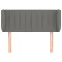 Kopfteil aus dunkelgrauem Stoff, 103 x 23 x 78/88 cm von vidaXL, Kopf- und Fußteile - Ref: Foro24-3117373, Preis: 63,63 €, Ra...