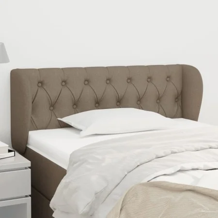 Taupe gray fabric headboard 93x23x78/88 cm by vidaXL, Headboards and footboards - Ref: Foro24-3117466, Price: 51,85 €, Discou...