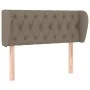 Taupe gray fabric headboard 93x23x78/88 cm by vidaXL, Headboards and footboards - Ref: Foro24-3117466, Price: 51,85 €, Discou...