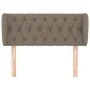 Taupe gray fabric headboard 93x23x78/88 cm by vidaXL, Headboards and footboards - Ref: Foro24-3117466, Price: 51,85 €, Discou...