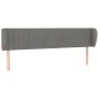 Kopfteil aus dunkelgrauem Stoff, 183 x 23 x 78/88 cm von vidaXL, Kopf- und Fußteile - Ref: Foro24-3117397, Preis: 80,69 €, Ra...