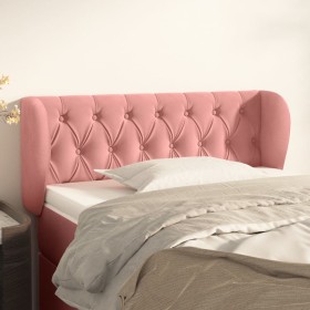 Cabecero de terciopelo rosa 93x23x78/88 cm de vidaXL, Cabeceros y pies de cama - Ref: Foro24-3117521, Precio: 65,11 €, Descue...