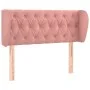 Cabecero de terciopelo rosa 93x23x78/88 cm de vidaXL, Cabeceros y pies de cama - Ref: Foro24-3117521, Precio: 62,84 €, Descue...