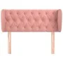 Cabecero de terciopelo rosa 93x23x78/88 cm de vidaXL, Cabeceros y pies de cama - Ref: Foro24-3117521, Precio: 62,84 €, Descue...