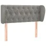 Cabecero de terciopelo gris claro 93x23x78/88 cm de vidaXL, Cabeceros y pies de cama - Ref: Foro24-3117516, Precio: 63,88 €, ...