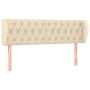 Cabecero de tela color crema 163x23x78/88 cm de vidaXL, Cabeceros y pies de cama - Ref: Foro24-3117491, Precio: 101,87 €, Des...