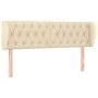 Cabecero de tela color crema 163x23x78/88 cm de vidaXL, Cabeceros y pies de cama - Ref: Foro24-3117491, Precio: 98,76 €, Desc...