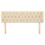 Kopfteil aus cremefarbenem Stoff, 163 x 23 x 78/88 cm von vidaXL, Kopf- und Fußteile - Ref: Foro24-3117491, Preis: 98,77 €, R...