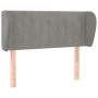 Hellgraues Samtkopfteil 93x23x78/88 cm von vidaXL, Kopf- und Fußteile - Ref: Foro24-3117418, Preis: 59,29 €, Rabatt: %