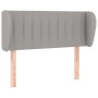Kopfteil aus hellgrauem Stoff, 103 x 23 x 78/88 cm von vidaXL, Kopf- und Fußteile - Ref: Foro24-3117372, Preis: 54,56 €, Raba...