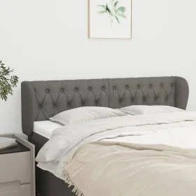 Kopfteil aus dunkelgrauem Stoff, 163 x 23 x 78/88 cm von vidaXL, Kopf- und Fußteile - Ref: Foro24-3117487, Preis: 87,52 €, Ra...