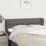 Kopfteil aus dunkelgrauem Stoff, 163 x 23 x 78/88 cm von vidaXL, Kopf- und Fußteile - Ref: Foro24-3117487, Preis: 89,90 €, Ra...